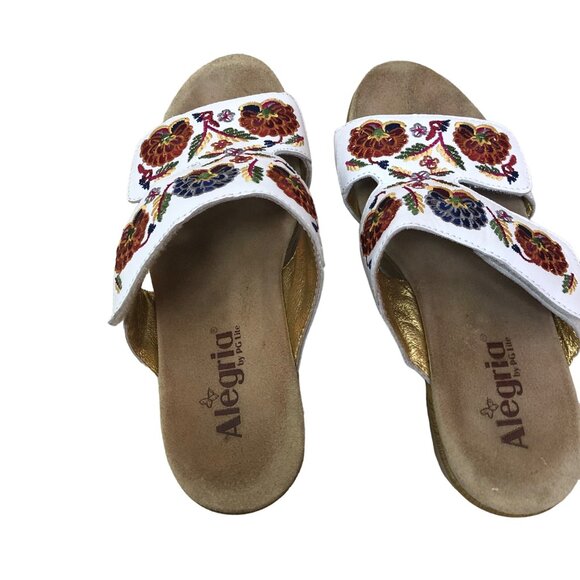 Alegria by PG Lite Womens Shoes Sandals Size 39 US 8.5 Slip-On Summer READ NOTE - Picture 4 of 15